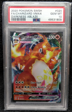 PSA 10 Charizard Vmax Darkness Ablaze 020/189 GEM MINT Graded Pokemon Card - Image 3