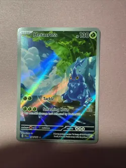 Heracross Paldea Evolved Illustration Rare Pokemon TCG Card 194/193 - Image 1