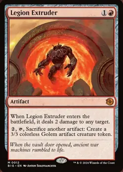 MTG Legion Extruder - Foil, NM-Mint, English Outlaws of Thunder Junction: The Bi - Image 1