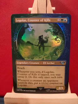 Legolas, Counter of Kills Showcase FOIL - The Lord of the Rings - NM - MTG - Image 1