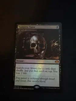 1x Vampiric Tutor, Foil, Dominaria Remastered, Magic the Gathering MTG NM - Image 1