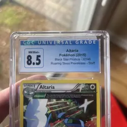 Pokemon XY Roaring Skies Altaria XY46 Stamped Staff Pre-Release Promo CGC 8.5 - Image 2