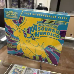 Pokemon TCG Elite Trainer Box MegaEvolucion Ascenso Heroico Dragonite Espanol 6+ - Image 1