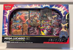 Pokemon TCG Mega Lucario ex Premium Figure Collection Box Factory Sealed - Image 1