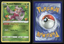 Radiant Tsareena 016/195 Silver Tempest Holo NM/M Pokemon - Image 3