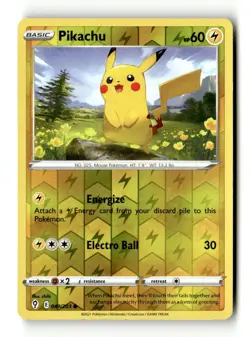 Pikachu 049/203 Common Evolving Skies Pokemon Reverse Holo - Image 1