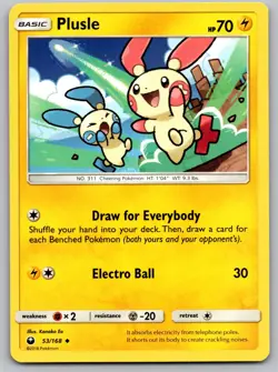 Plusle 53/168 Celestial Storm Uncommon Pokemon NM - Image 1