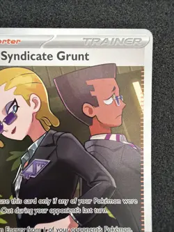 Rust Syndicate Grunt Ultra Rare 112/084 Pokemon PITCH BLACK - Near Mint Full Art - Image 3