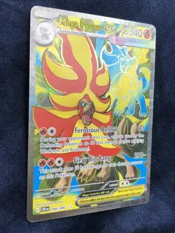Pokemon Mega Evo Chaos Rising 2026 Mega Pyroar Ex 99/86 Ultra RARE Stage 1 RAW - Image 3