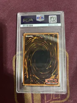 Yugioh Red-Eyes Black Dragon BPT-005 Secret Rare PSA 8 NM-MT - Image 3