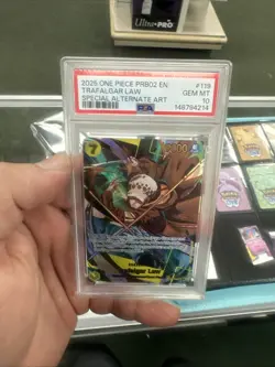 Trafalgar Law - OP10-119 (SP) PRB02 The Best- Vol. 2 Foil PSA 10 2025 One Piece - Image 1
