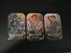 One Piece Vol.2 Mini Tins Set Of 3 English Sealed-Monkey D Luffy/Sabo/Ace - Image 1
