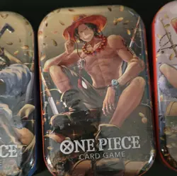 One Piece Vol.2 Mini Tins Set Of 3 English Sealed-Monkey D Luffy/Sabo/Ace - Image 3