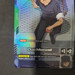Duo Maxwell - GD01-090 - Tournament Winner Pack - Promo - Gundam Card Game TCG - Image 5