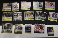 OP16 Marshall.D.Teach Deck Custom Built (Black/Yellow) One Piece TCG x42 - Image 1