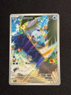 Oshawott 105/086 SV: White Flare - Pokemon Card - NM - Image 1