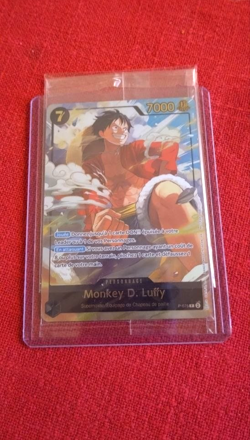 One Piece Card Game Monkey D. Luffy P-075 Japan Expo Promo(Ver. FRENCH) - Image 1