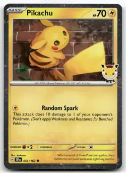 Pikachu - (Cosmo Holo) Holo Promo Miscellaneous Cards & Products 051/162 NM - Image 1