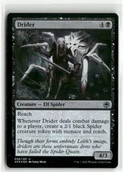 Drider FOIL Adventures in the Forgotten Realms MTG NM - Image 1