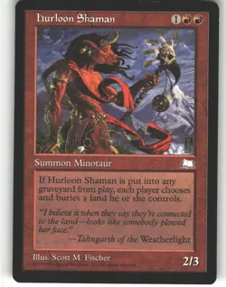 Hurloon Shaman - Weatherlight - MTG - Uncommon - # - NM - Image 1