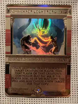 Chain Lightning Masterpiece Series: Amonkhet Invocations Foil - Image 1