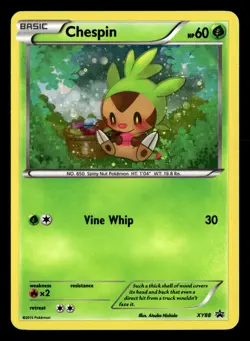 Chespin XY88 Holo XY Promo Collector Chest Pokemon Card - Image 2