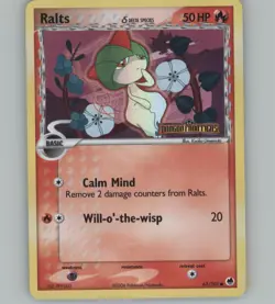 Ralts 61/101 Common Dragon Frontiers Reverse Holo Lightly Played - Image 1