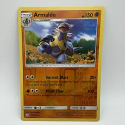 Pokemon TCG Armaldo 112/236 cosmic eclipse Reverse Rare Holo NM - Image 1