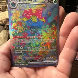 Pokemon Venusaur ex 198/165 SV 151 SIR Full Art Holo Eng 340HP Ikegami - Image 1