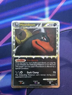 Houndoom 82/90 Holo Prime Undaunted HGSS Pokemon - Image 1