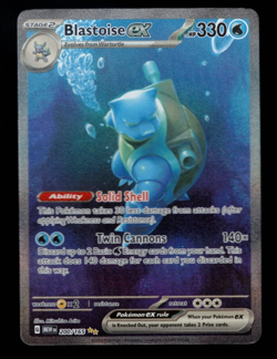 Blastoise ex 200/165 SIR Special Illustration Rare Pokemon 151 Scarlet Violet NM - Image 1