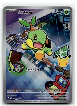 Turtwig 040 Holo Promo ME: Mega Evolution Promo Pokemon NM - Image 1