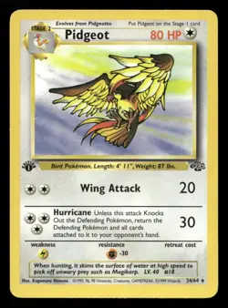 Pidgeot 24/64 Jungle 1st Edition NM/M Pokemon - Image 1