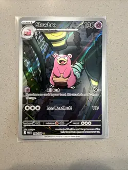 Slowbro 090/084 Illustration Rare ME: Pitch Black Pokemon TCG NM - Image 1