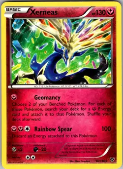 Xerneas 96/146 Rare XY Pokemon Lightly Played - Image 1