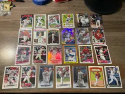 Shohei Ohtani ~ Lot of 25 Different Cards LA Angels & Dodgers - Image 1