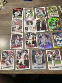 Shohei Ohtani ~ Lot of 25 Different Cards LA Angels & Dodgers - Image 2