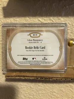 Colson Montgomery Rookie Relic /49 Game Used 2026 Topps Tier One RC SSP - Image 3
