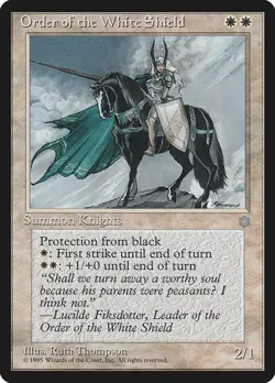 Order of the White Shield [Ice Age] (ICE 46) Lightly Played - Image 1