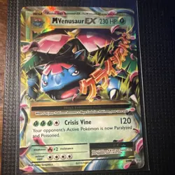 Pokemon M Venusaur EX 2/108 XY Ultra Rare Holo English 2016 LP - Image 1