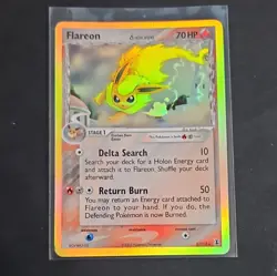 Pokemon TCG Flareon 5/113 Delta Species Holo Rare Stage 1 70 HP EN 2005 - Image 1