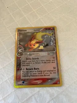 Flareon Delta Species 5/113 Holo EX Delta Species Rare Pokemon Card 2005 - NM - Image 1