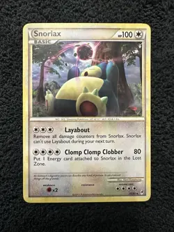 Snorlax Call of Legends 33/95 Regular Non Holo RARE - NM 2011 - Image 1