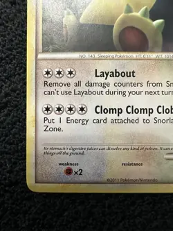 Snorlax Call of Legends 33/95 Regular Non Holo RARE - NM 2011 - Image 5