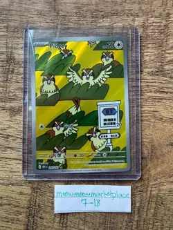Pidgey Illustration Rare 207/197 Obsidian Flames - Image 1