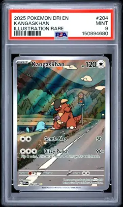 Kangaskhan 204/182 Sv10: Destined Rivals Illustration Rare PSA 9 Mint - Image 1