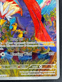 BRAVIARY 214/191 NM ILLUSTRATION RARE SURGING SPARKS POKEMON 2024 - Image 2