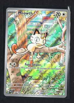 Meowth PFL 106/094 Illustration Rare Holo Colorless ME02: Phantasmal Flames NM - Image 1