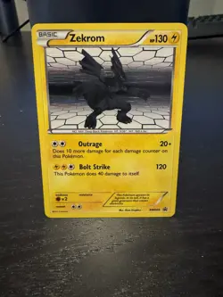 Zekrom BW005 Black & White Promo Holo Basic 130 HP Pokemon TCG English 2011 - Image 1
