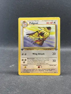 Pidgeot Jungle 24/64 Rare 1st Edition Pokemon TCG LP Wizards Of The Coast - Image 1